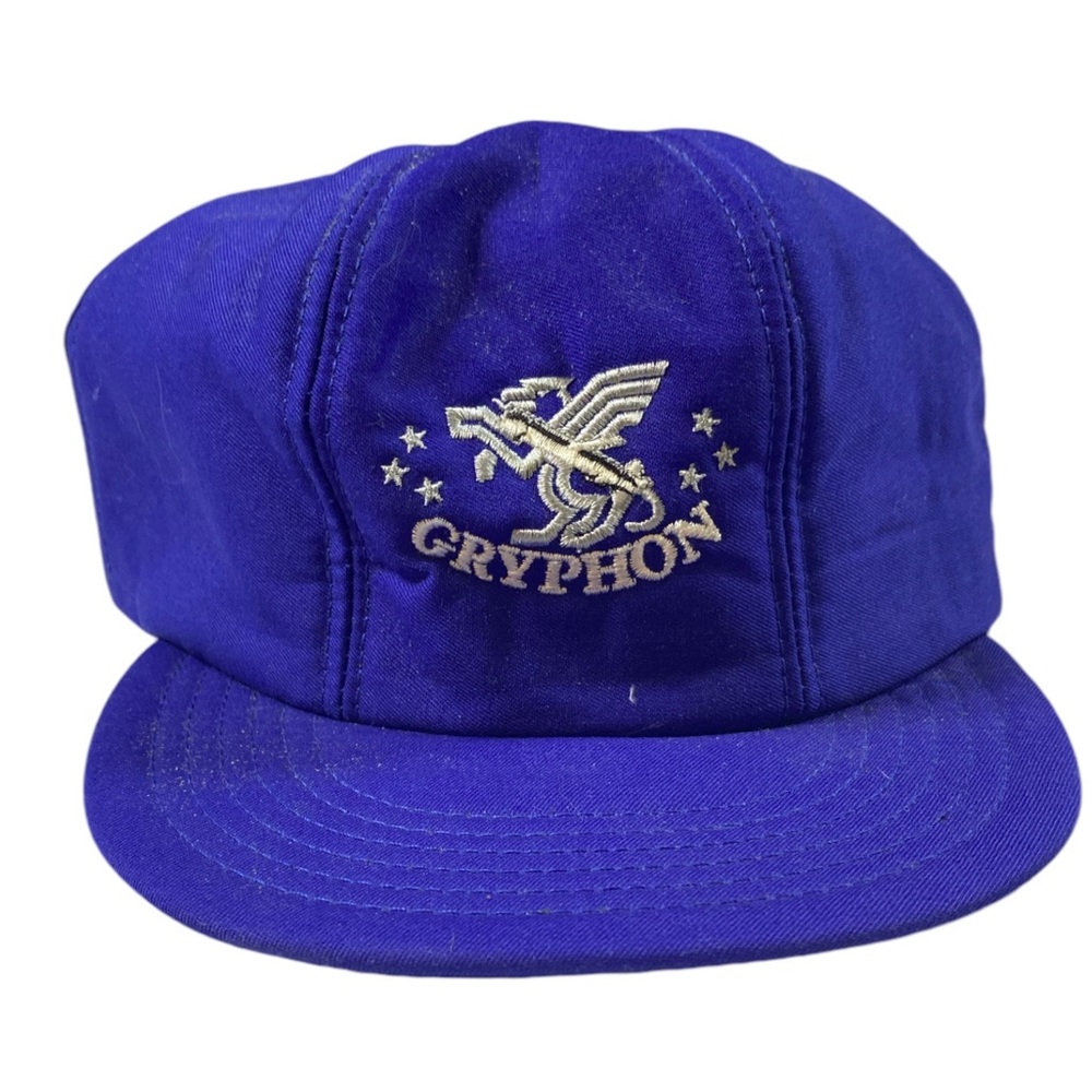 Vintage Gryphon Missle Systems SnapBack Hat Military Army Air Force Navy USMC